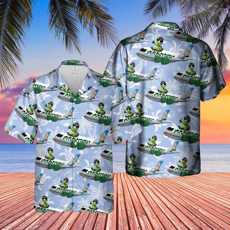 Frontier Airlines Turtle On Airbus Hawaii Shirt For Men Women Adult Ha106380