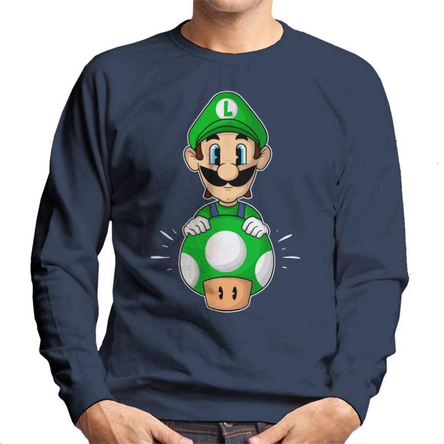 Luigi Pop Super Mario Bros Men’s Sweatshirt