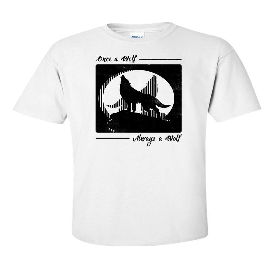 Wolf T Shirt Forest Wild Nature Wolves Quote Aesop Animal Gift Breed Vintage Street T-Shirts