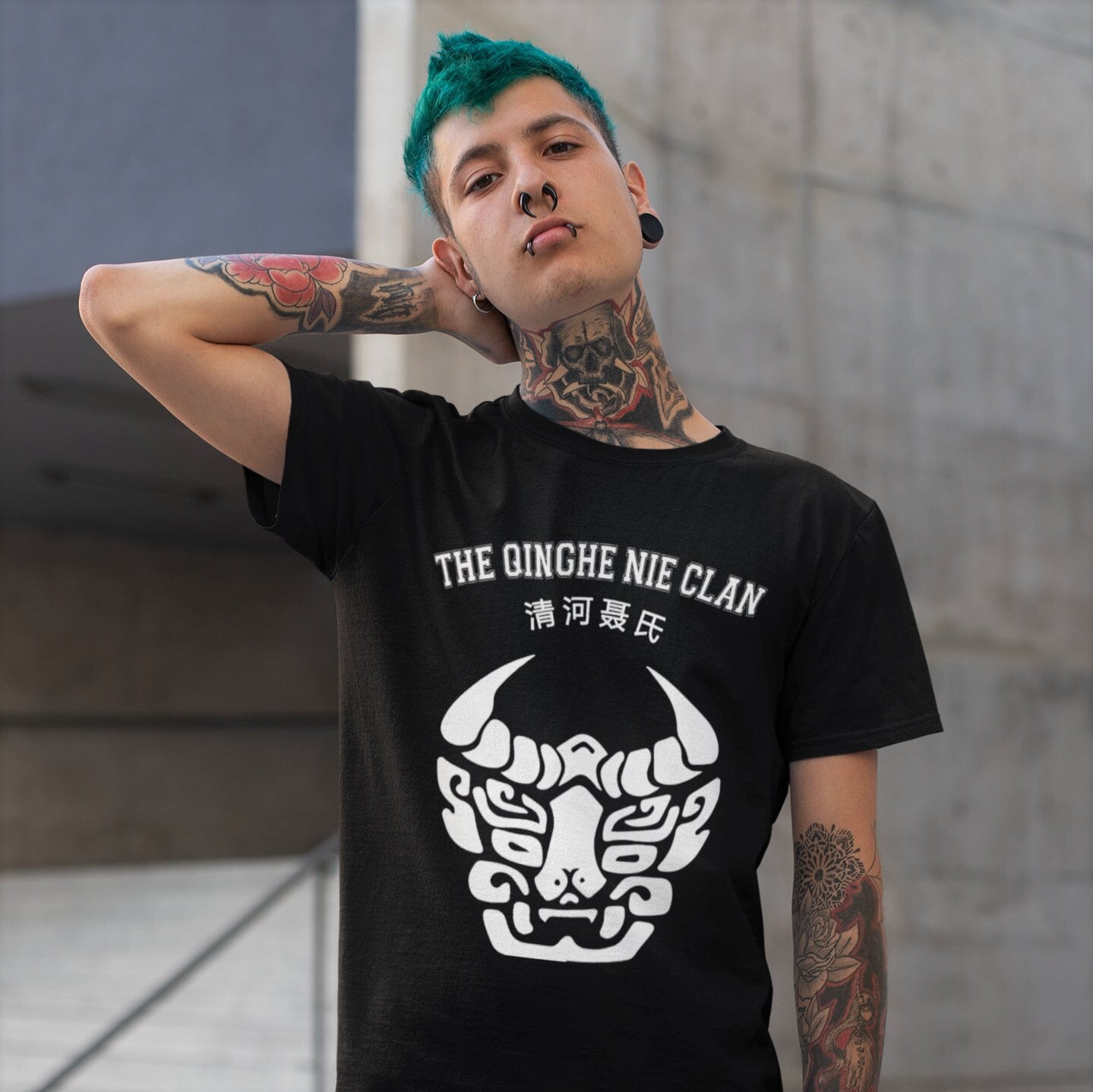 Qinghe Nie Clan Shirt-mo dao zu shi shirt,mo dao zu shi tshirt,mo dao zu shi tee,anime shirt,anime tshirt,qinghe nie clan tshirt,wei wuxian