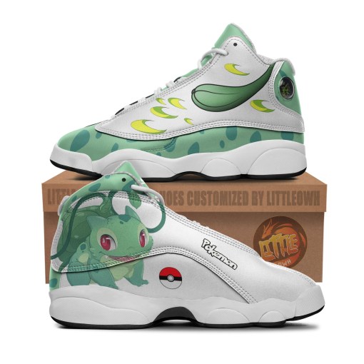 Bulbasaur Sneakers Custom Pokemon Anime Personalized Name Air Jd13 Shoes