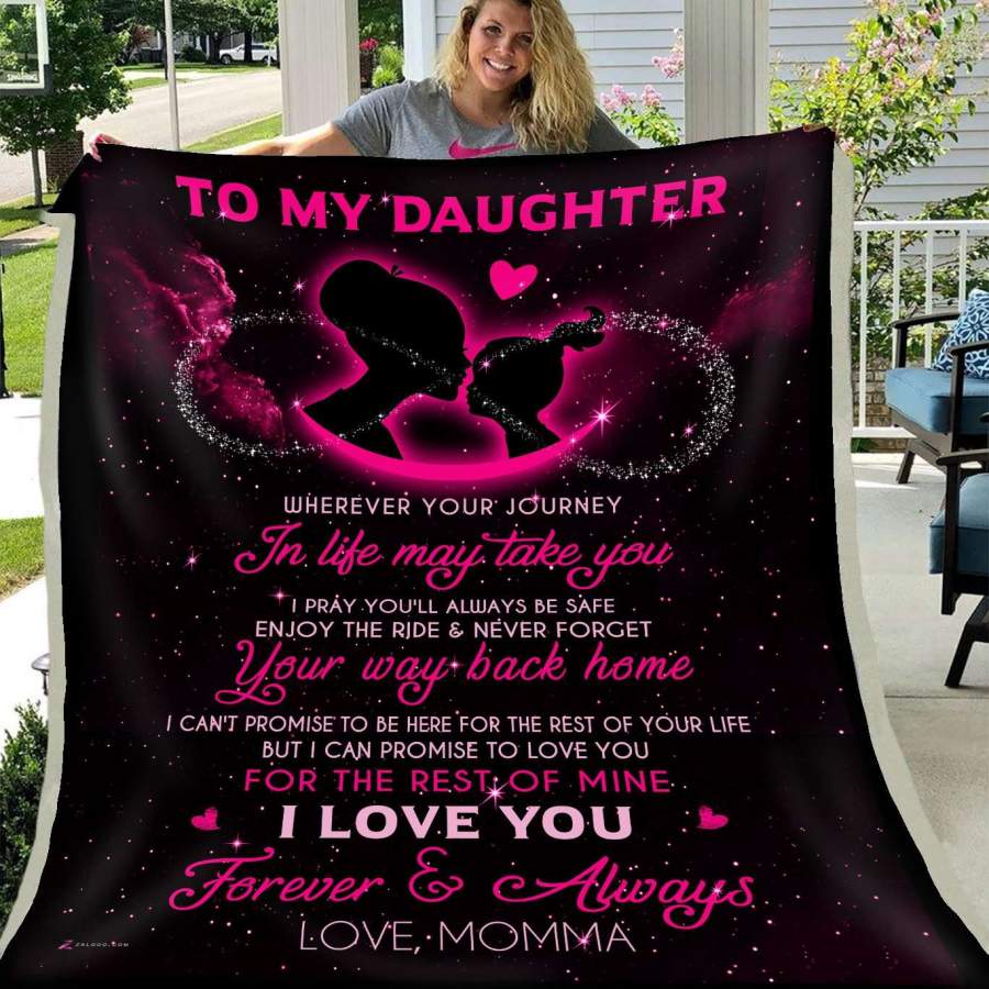 Momma Giving Daughter Blanket Never Forget Your Way Back Home