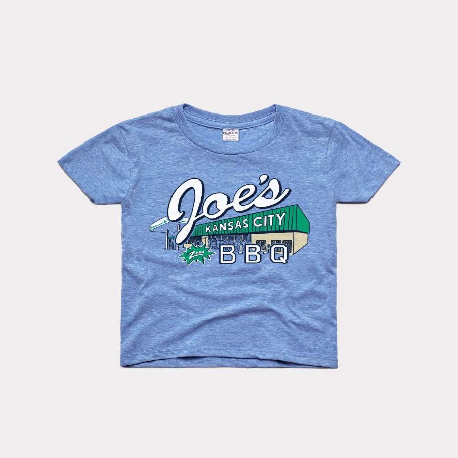 Kids Joe’s Kansas City BBQ Vintage Blue T-Shirt