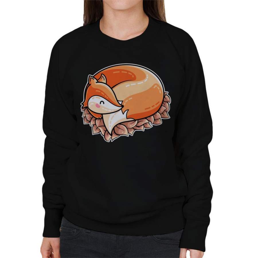 Curled Fox Women’s Sweatshirt