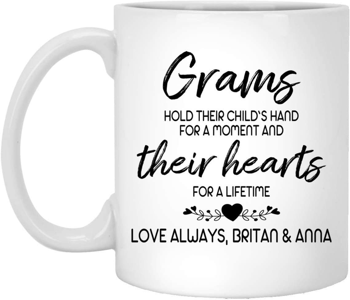 Personalized Grams Coffee Mug – Coffee Mug For Grams – Coffee Mug For Mothers – Family Coffee Mug – Mother’S Day Gift 15Oz