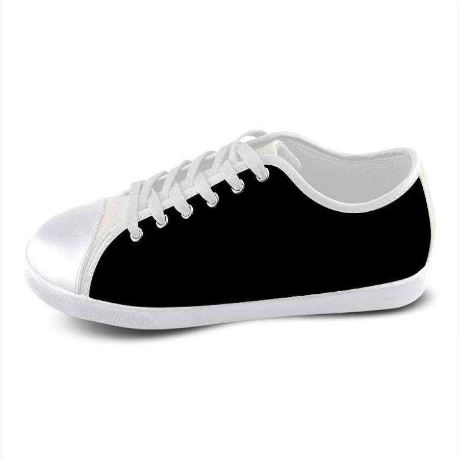 White Custom Low Top Shoes