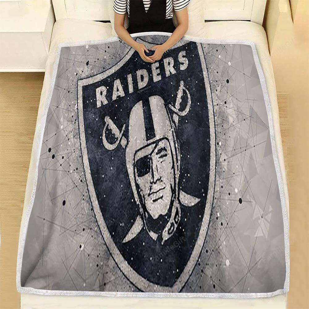 Geometric Art Fleece Blanket - American Football Club Soft Blanket, Warm Blanket Fashion24Hs