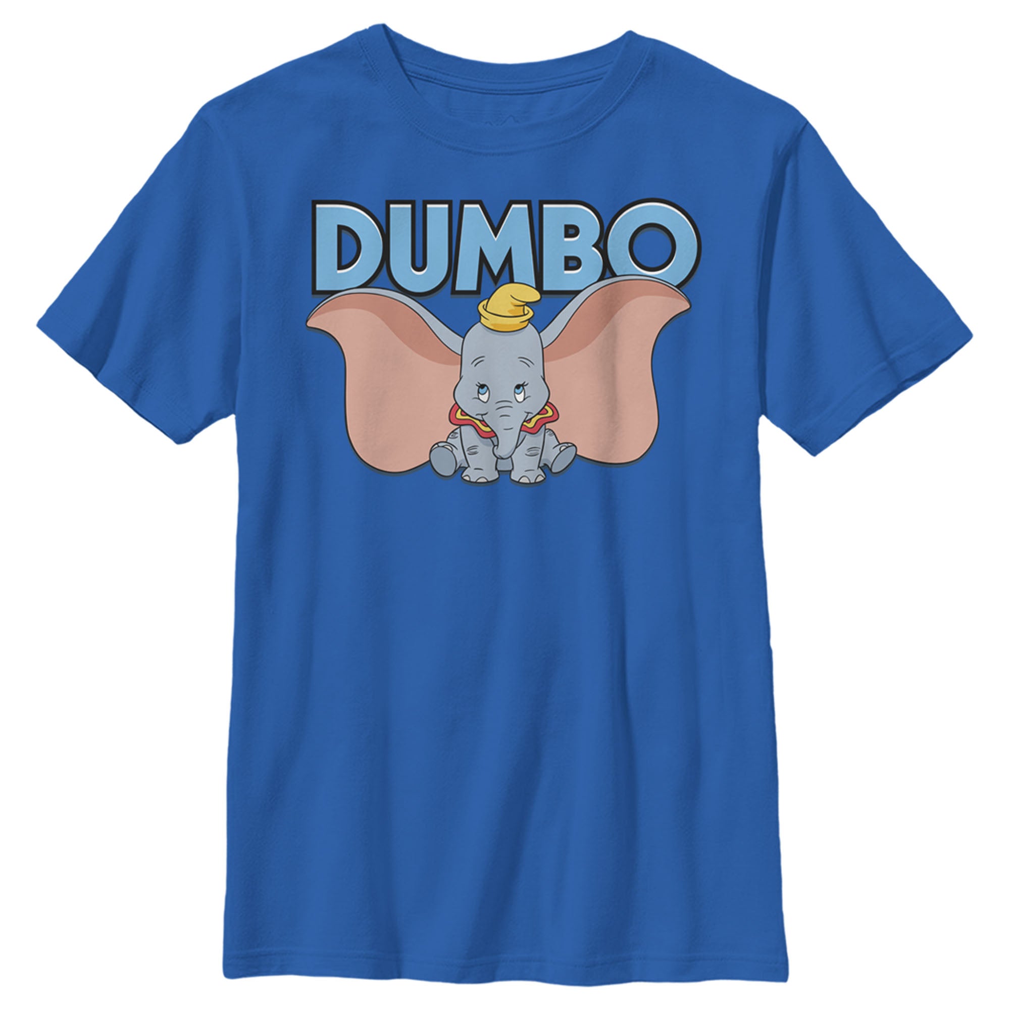 Boy’S Dumbo Blue Logo And Big Ears T-Shirt