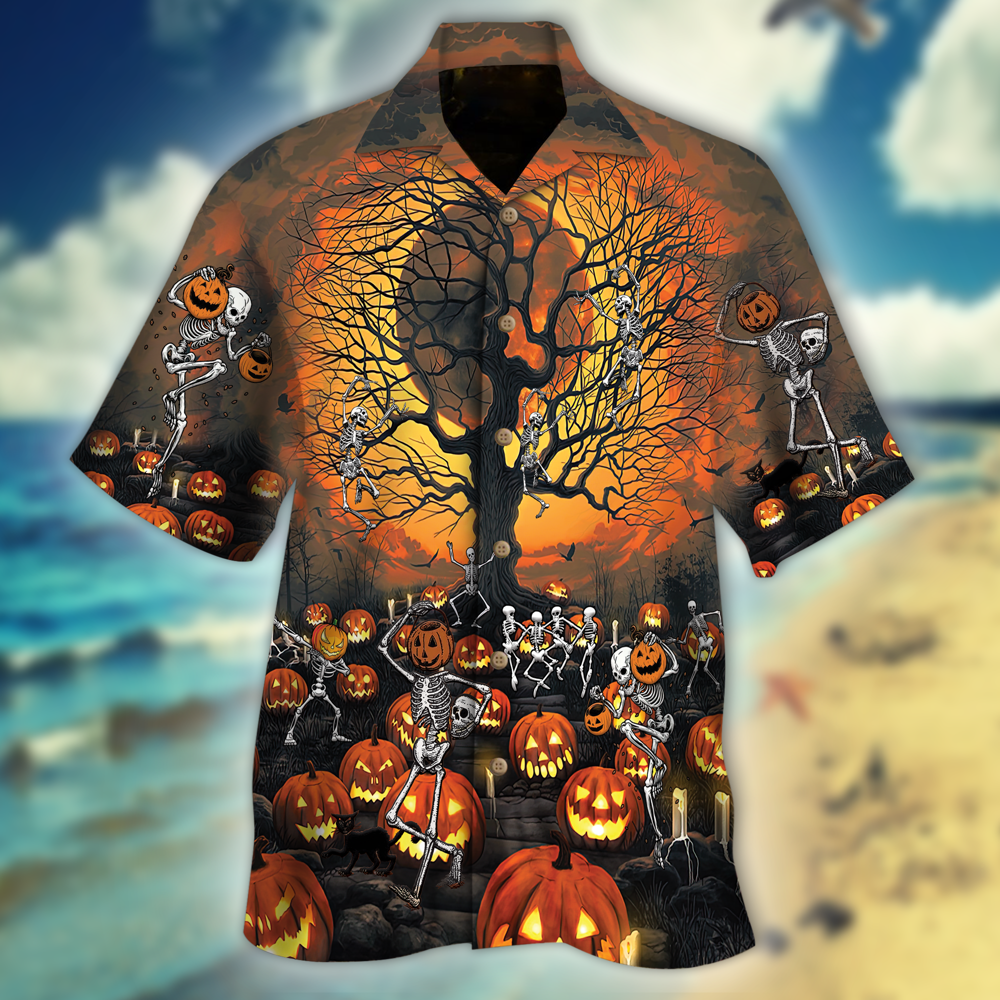 Skull Halloween Hawaii Lover Hawaii Shirt For Men Women Ha97021