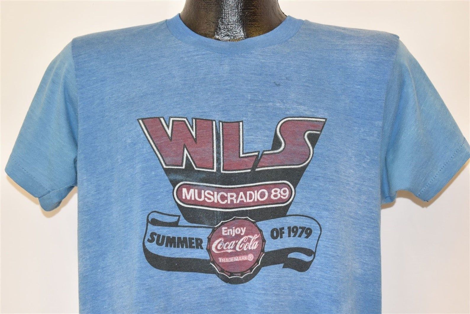 70S Wls Music Radio 89 Summer Of 1979 Coca Cola Chicago Vintage Tee T-Shirt