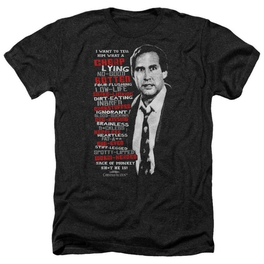 Christmas Vacation Shirt Clark Griswold Rant Heather T ...