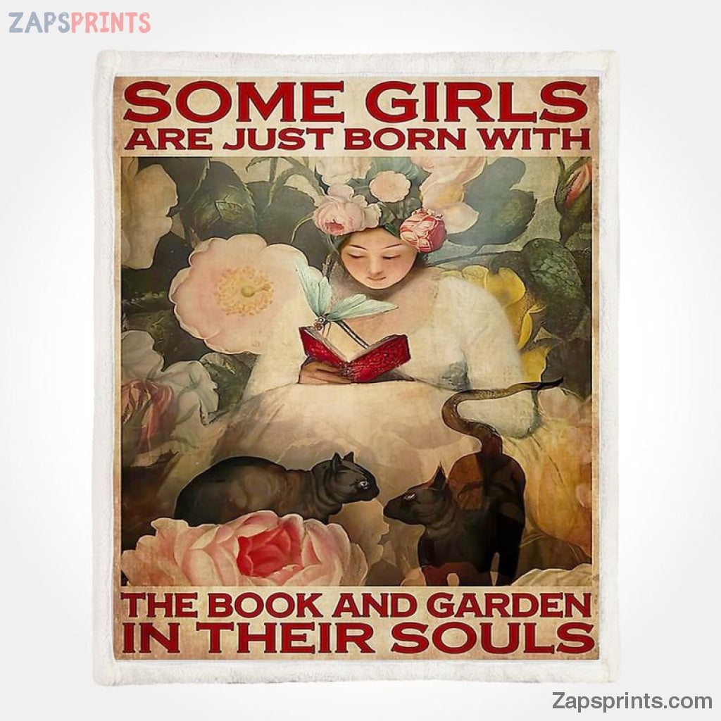 Gardening Some Girls Are Just Born With Garden In Their Soul V20 Blanket