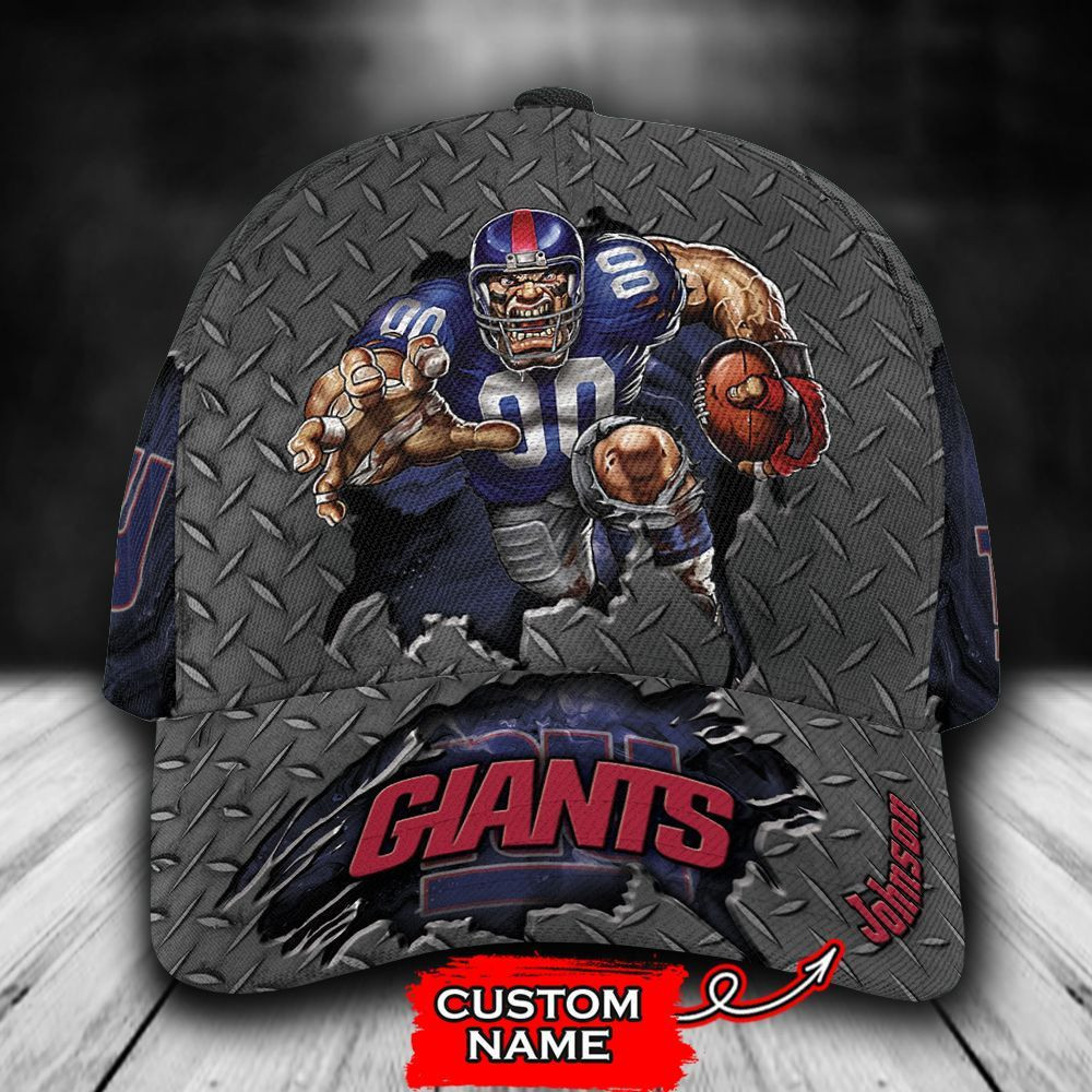 Personalized New York Giants Mascot All Over Print 3D Baseball Cap