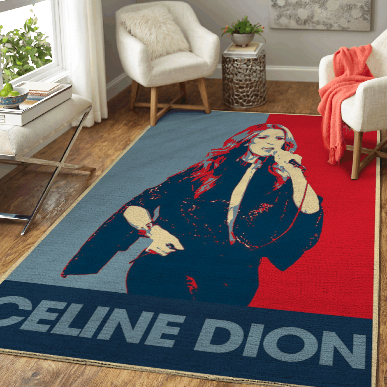 Celine Dion – Pop Music Pop Art For Fans Area Rug Carpet