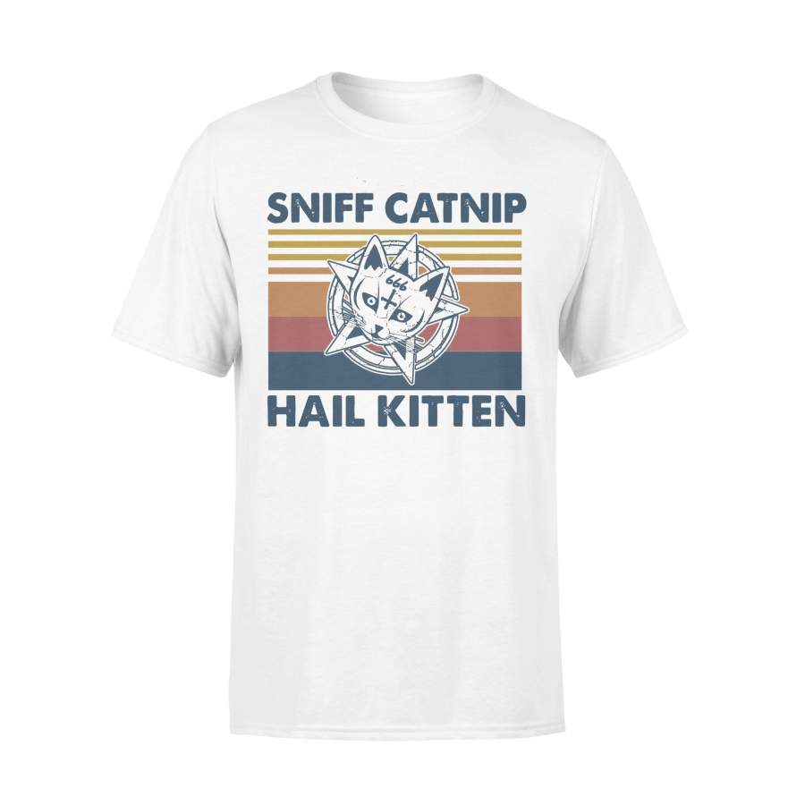 Sniff Catnip Hail Kitten Vintage T-shirt