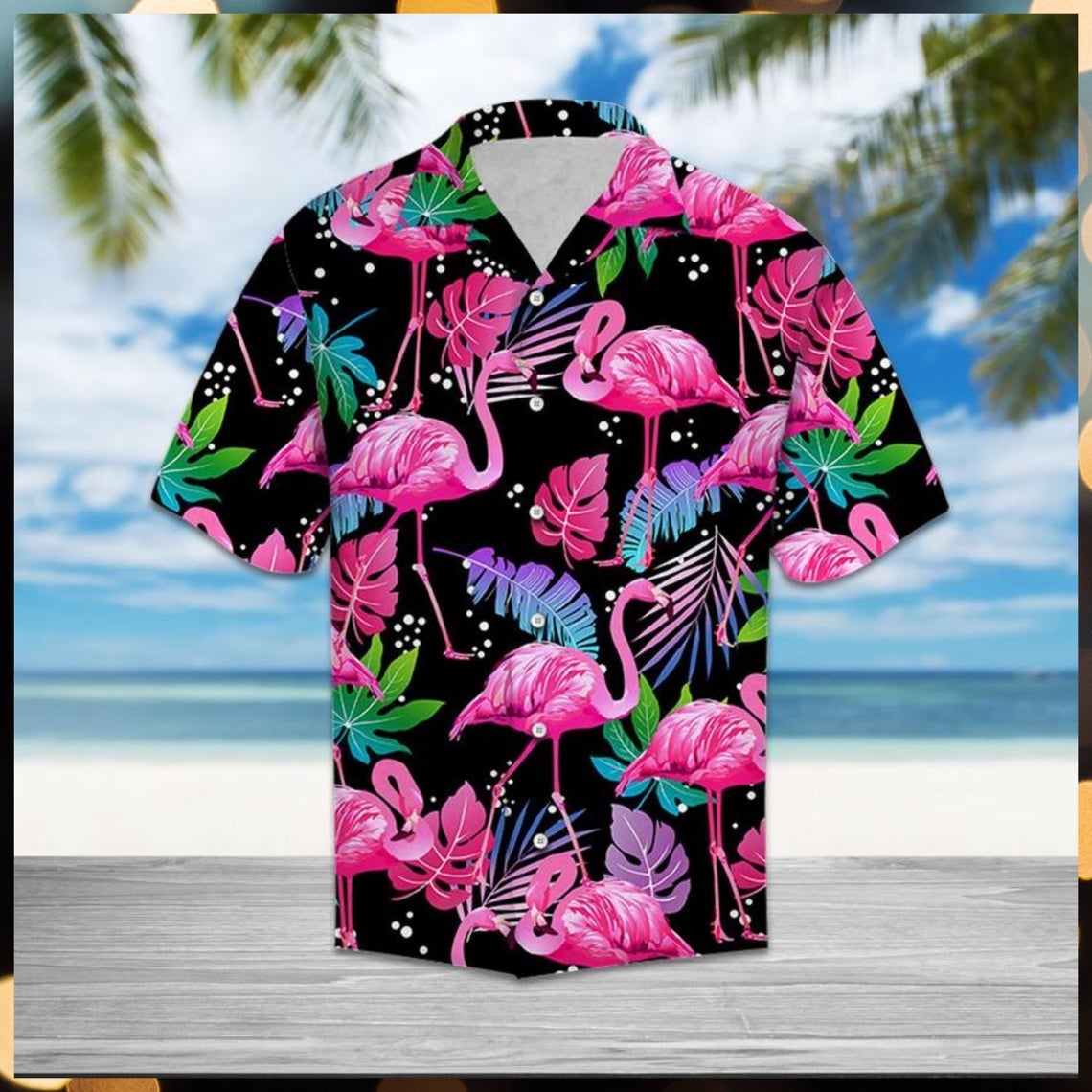 Flamingo Leaf Summer Hawaii Shirt Made In Beach Shirts Ha24193