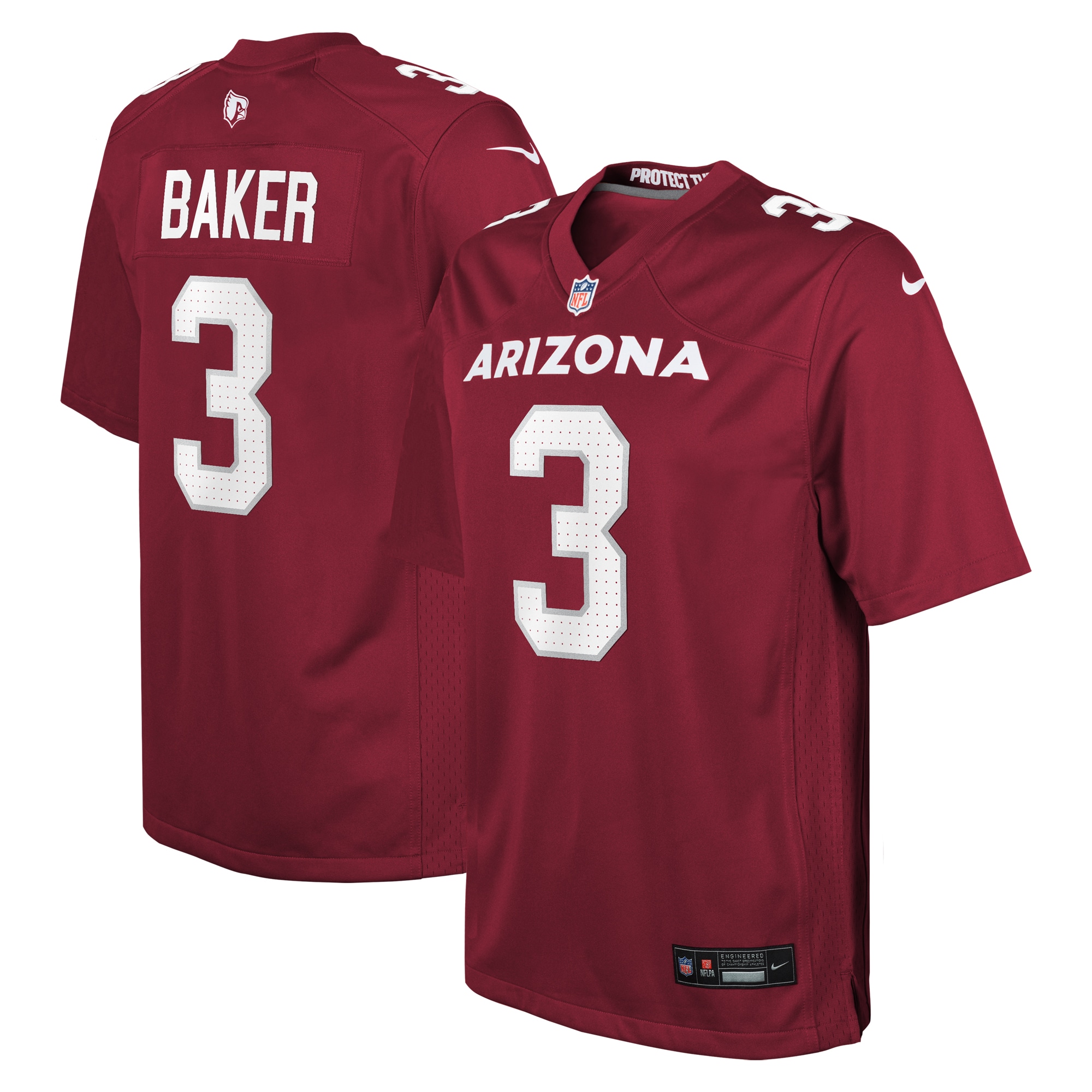 Youth Arizona Cardinals Budda Baker Cardinal Game Jersey