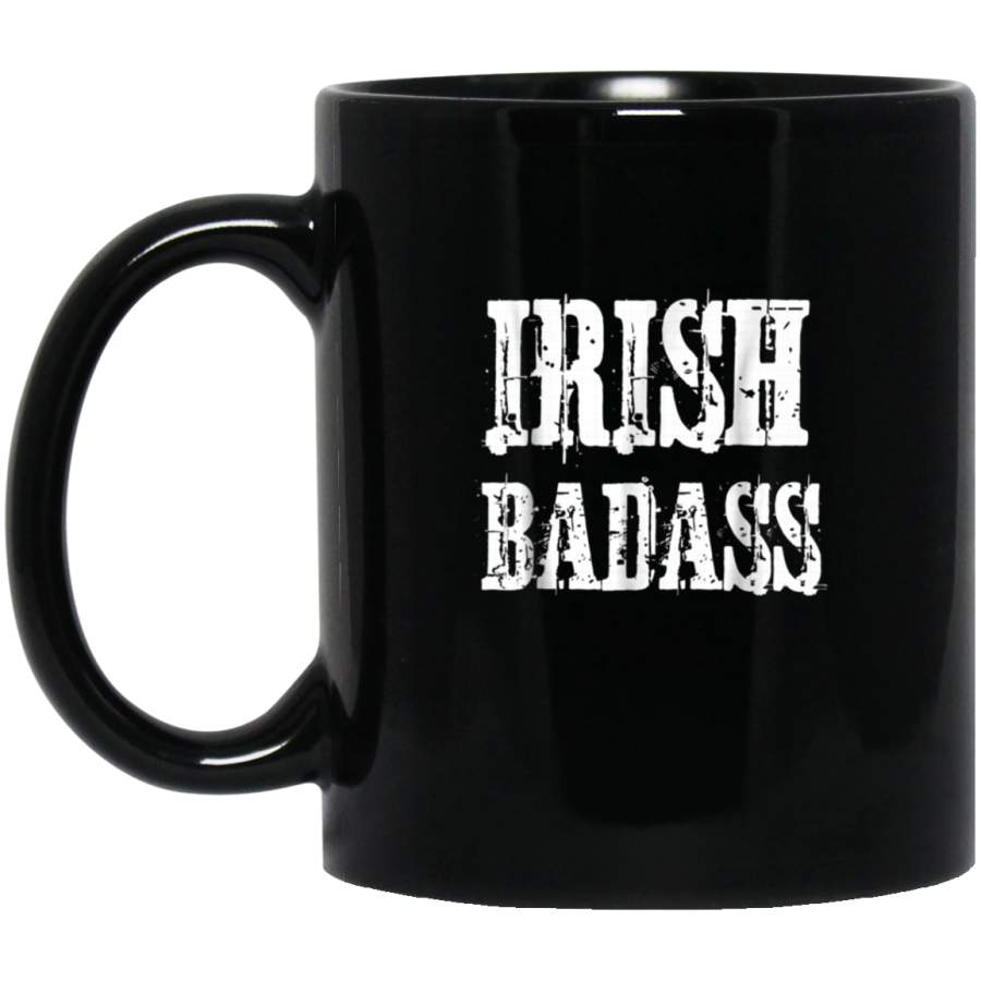 Irish Badass Vintage Distressed Mug Men Women Kids