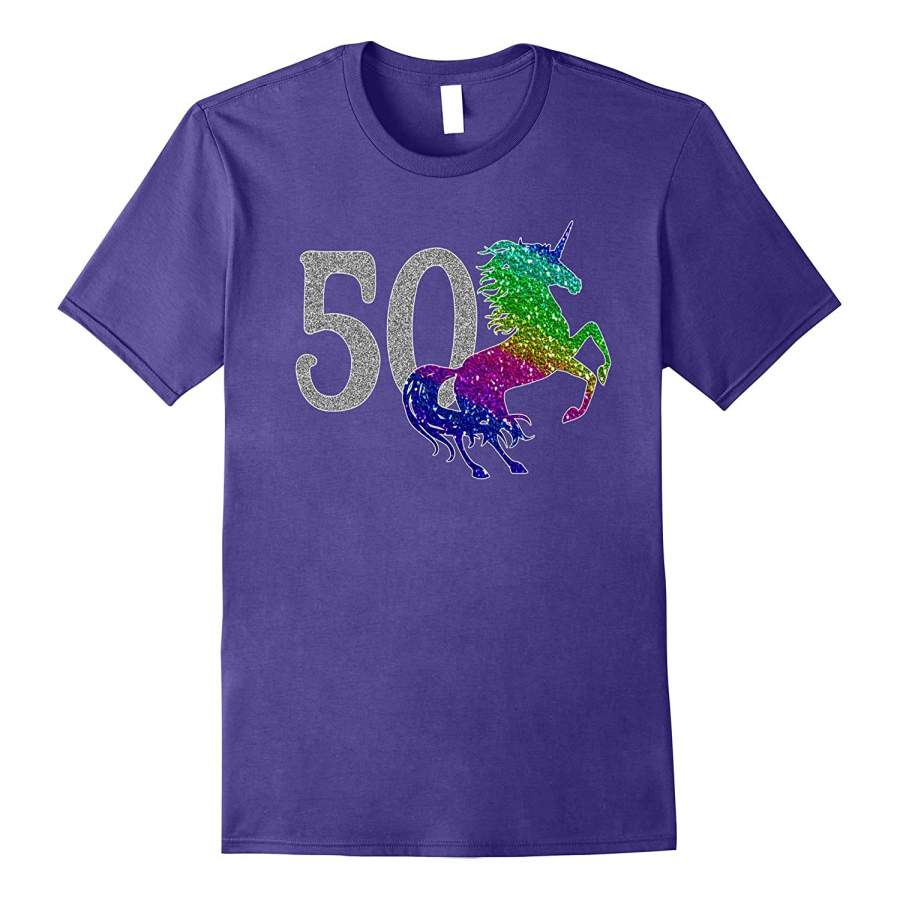 50 Year Old Shirt Unicorn 50th Birthday TShirt