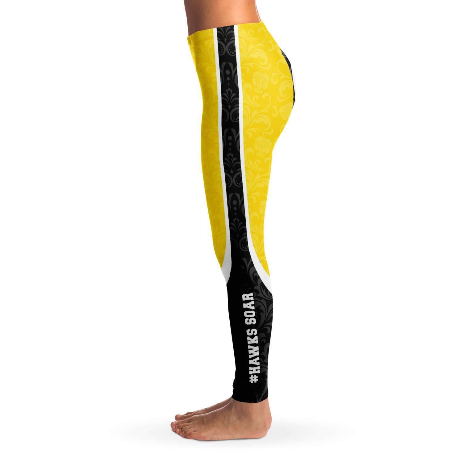 Iowa #Hawks Soar Football Fan Fashion Leggings