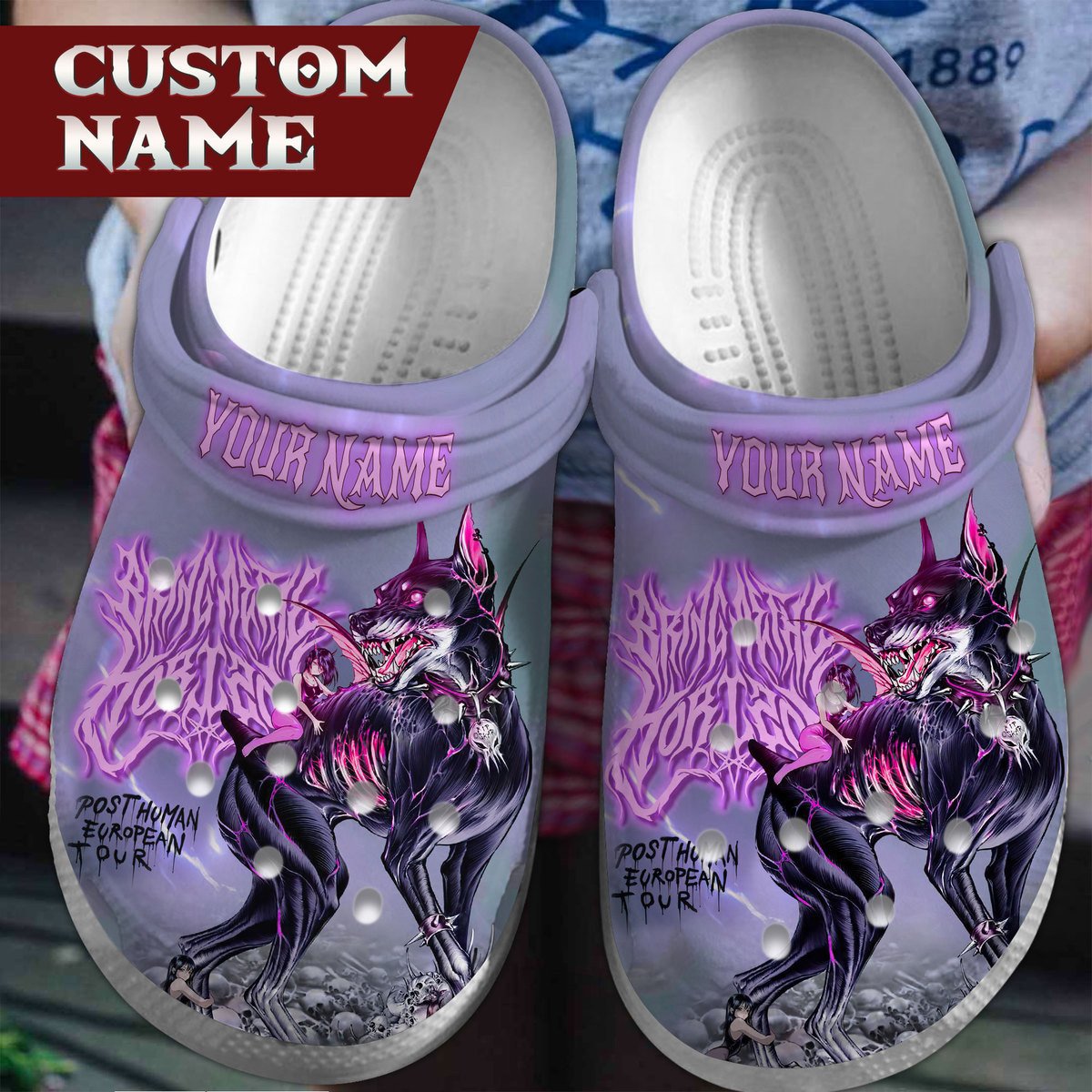 Bring Me the Horizon Rock Band Music Crocs Crocband Clogs Shoes Custom Name For Men Women and Kids