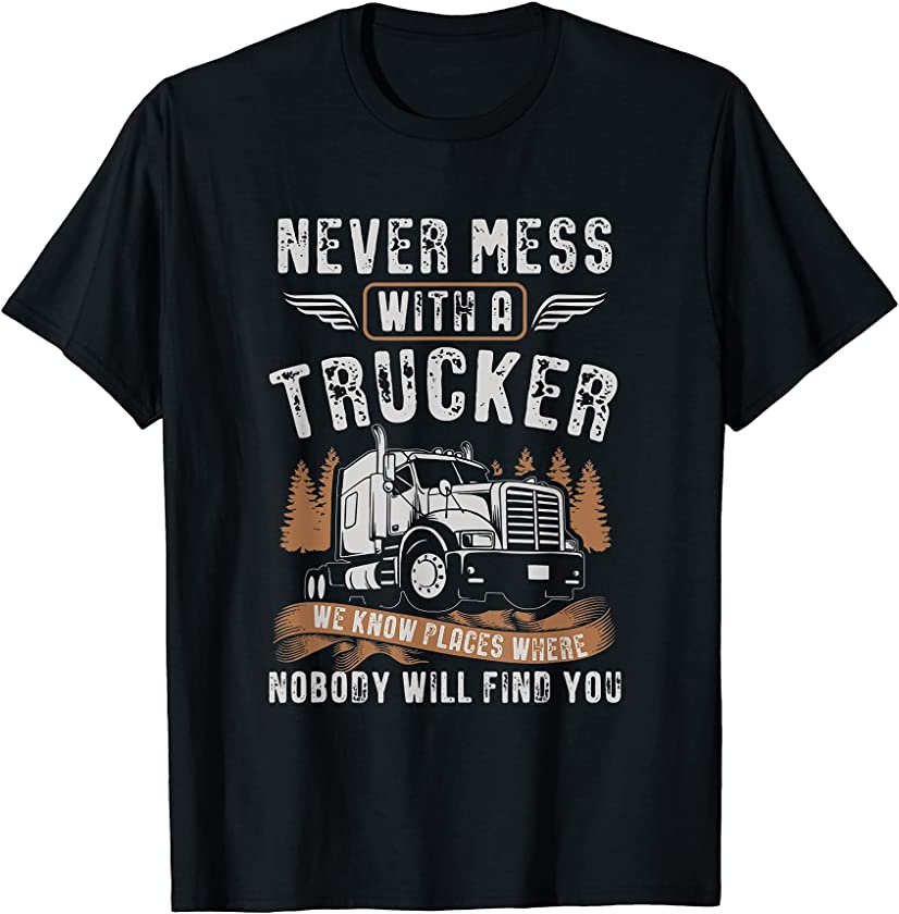 Vintage Trucker Shirt for Men Truck Driving Gift Truck Lover T-Shirt