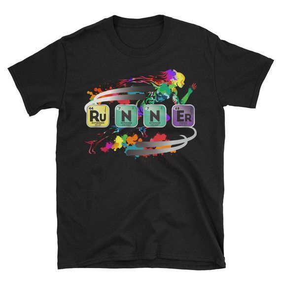 Runner Pride Periodic Table Shirt Running Shirts Marathon Runner Gift Runner Cheme Shirt