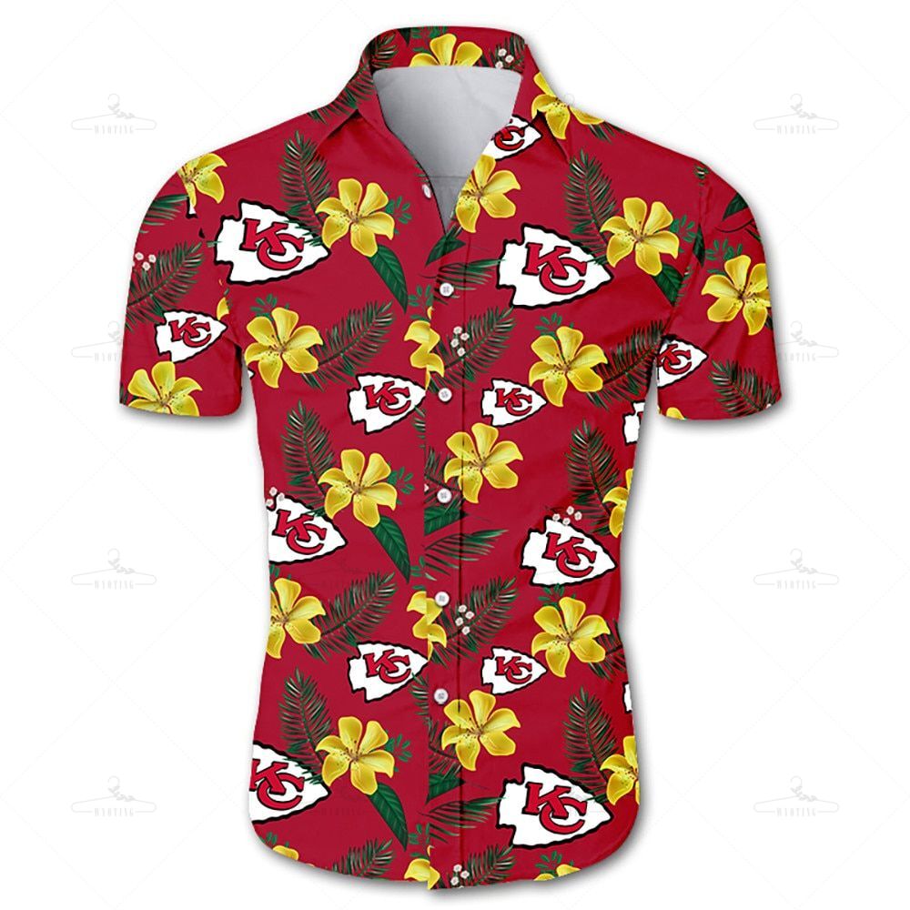 Kansas City Chiefs Hawaii Shirt Tropical Flower Summer 2020 Ha41407