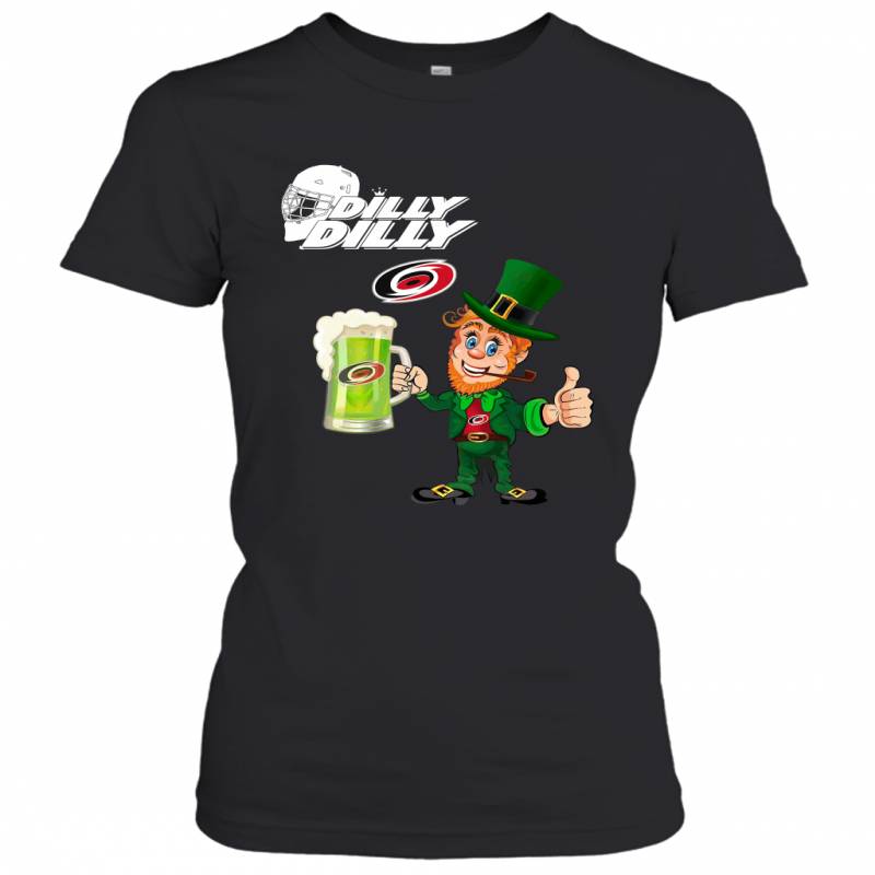 Carolina Hurricanes Dilly Dilly Saint Patrick Day Women’s T-Shirt