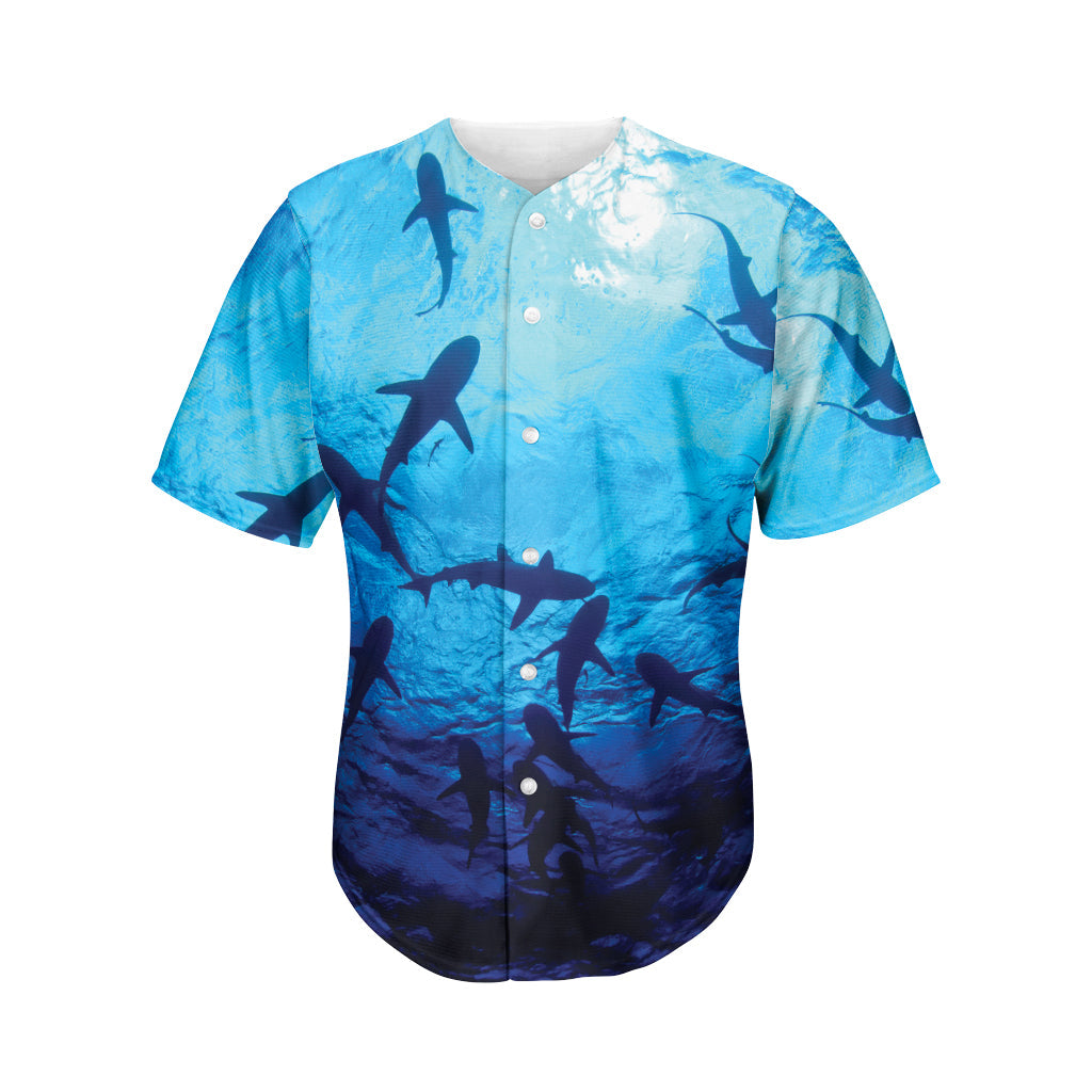 Shark Underwear Print Men’S Baseball Jersey 3D Print