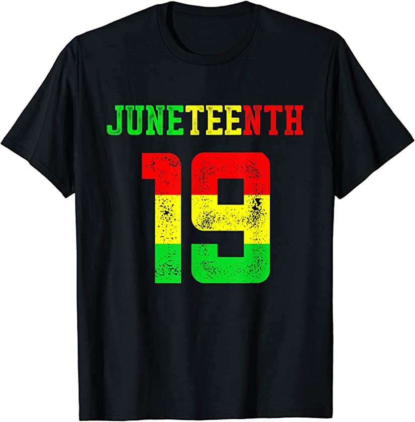 Retro Black Queen June 19th 1865 Juneteenth Freedom Day T-Shirt