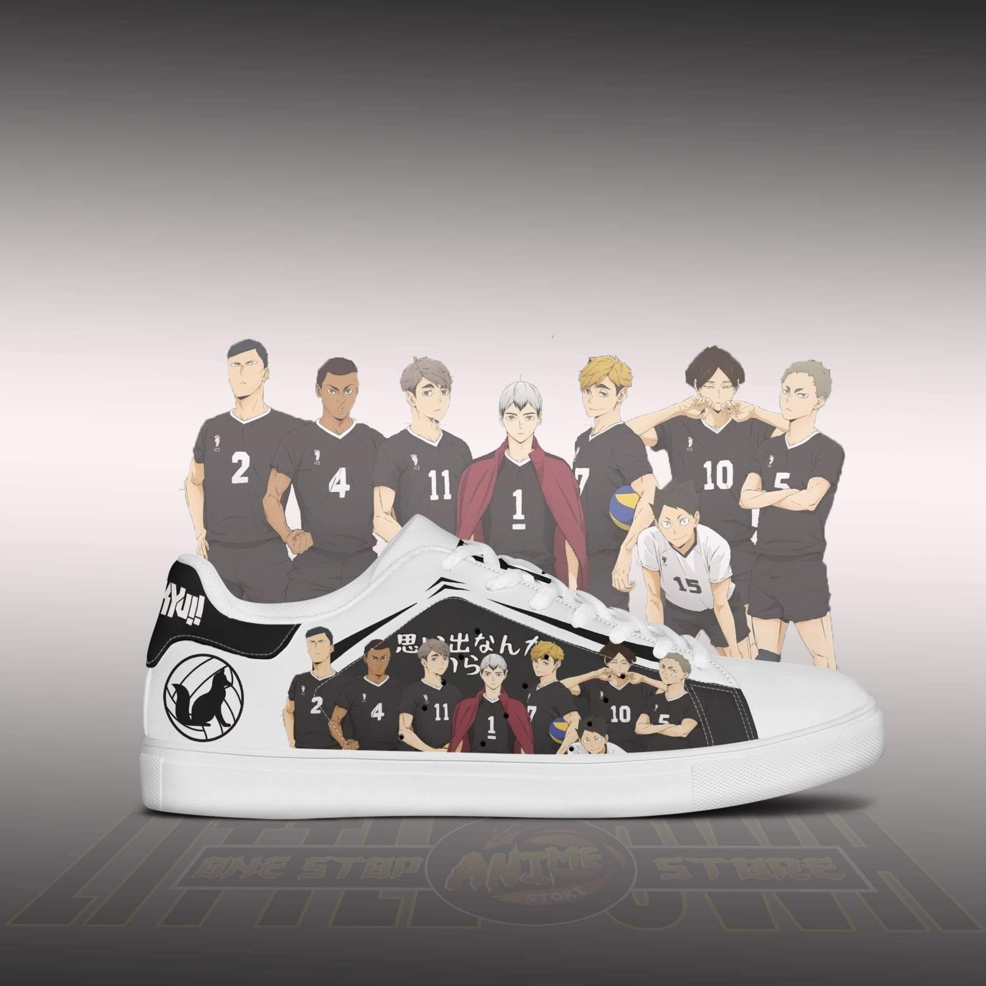 Inarizaki High Sneakers Custom Haikyuu!! Anime Skate Shoes