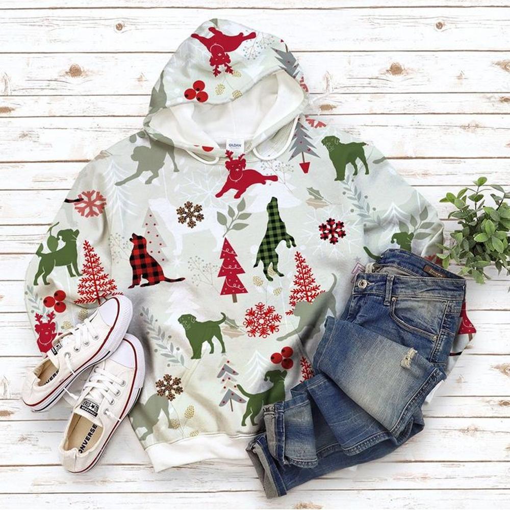 H Labrador Retriever Christmas ATB 3D All Over Printed Shirt