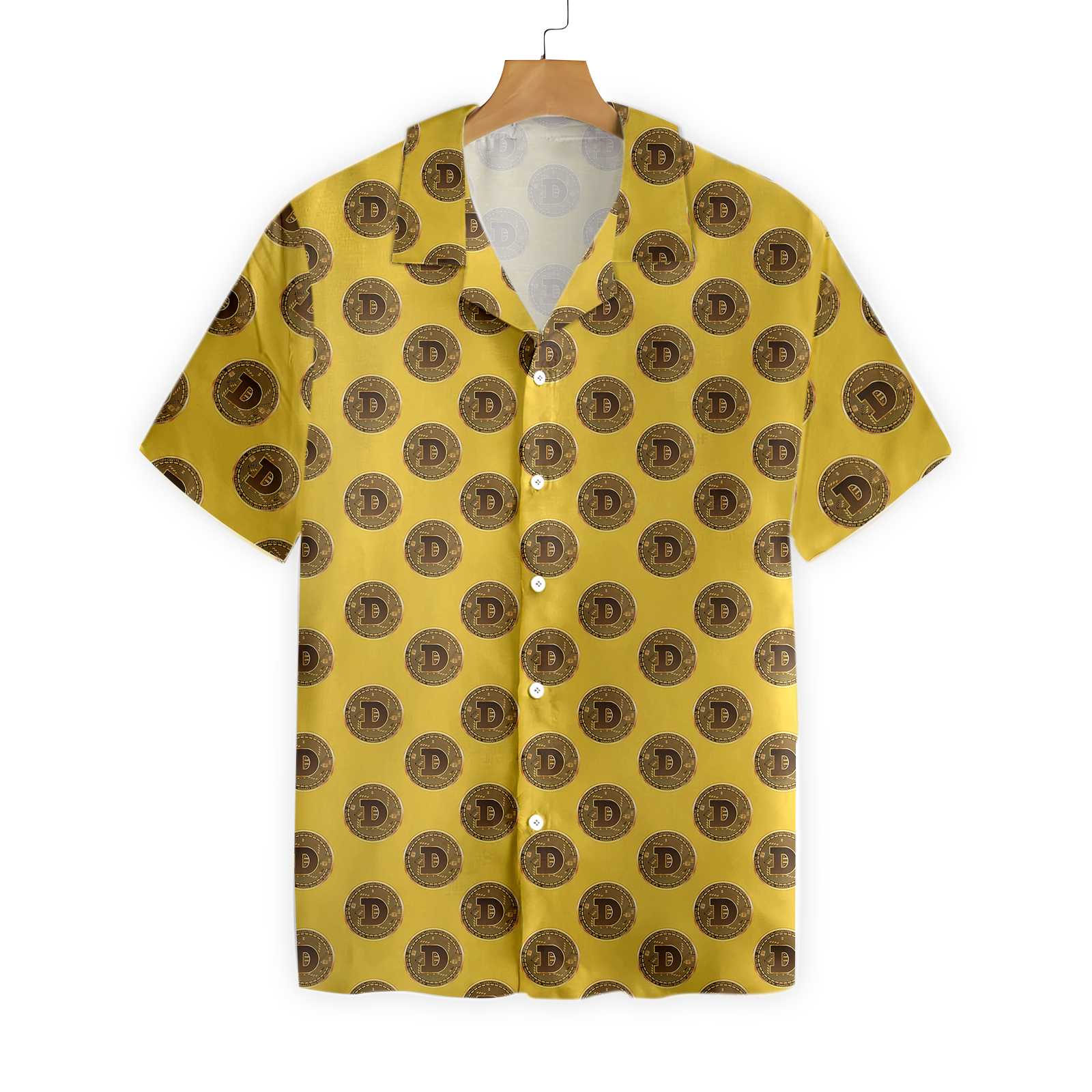 Dogecoin Pattern Hawaii Shirt Ha63762