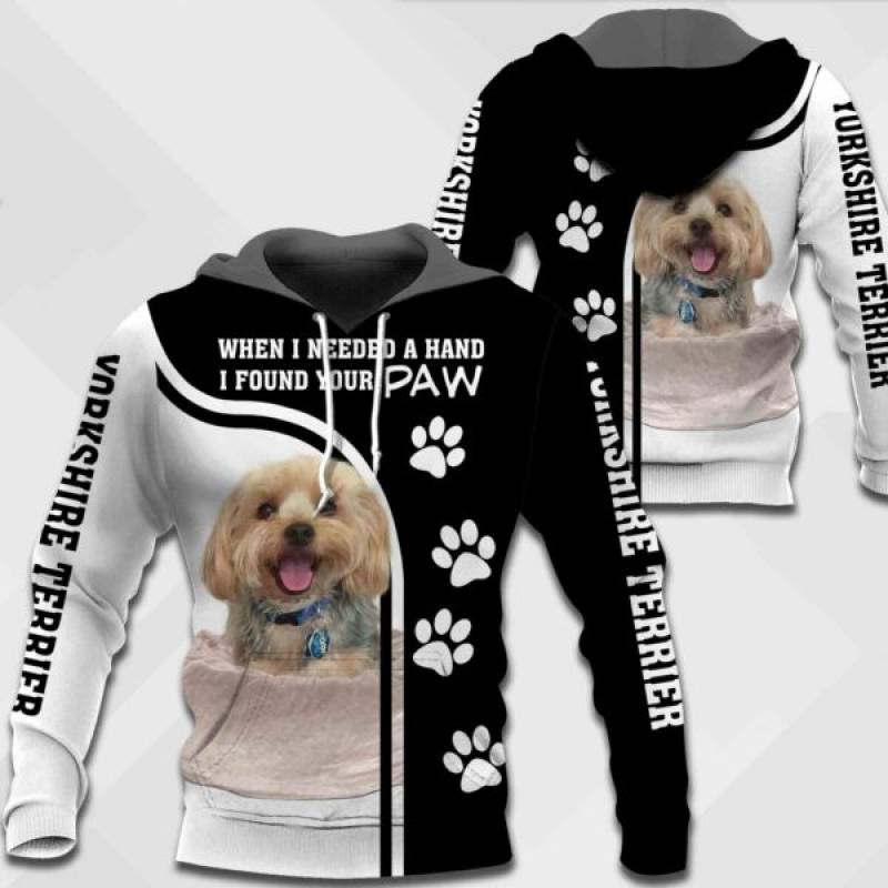 Yorkshire Terrier all over printed hoodie X131101