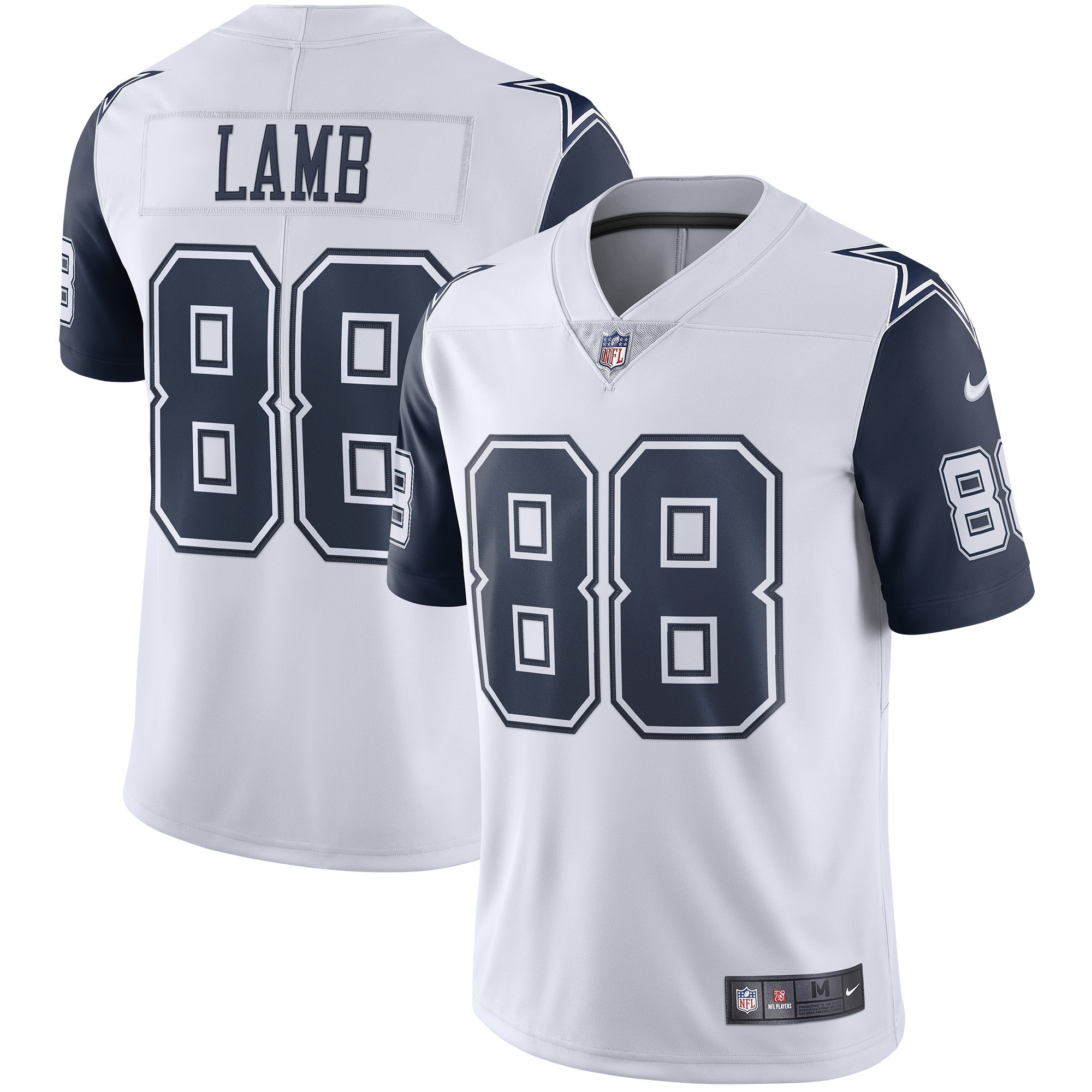 Ceedee Lamb Dallas Cowboys 2nd Alternate Vapor Limited Jersey – White NFL