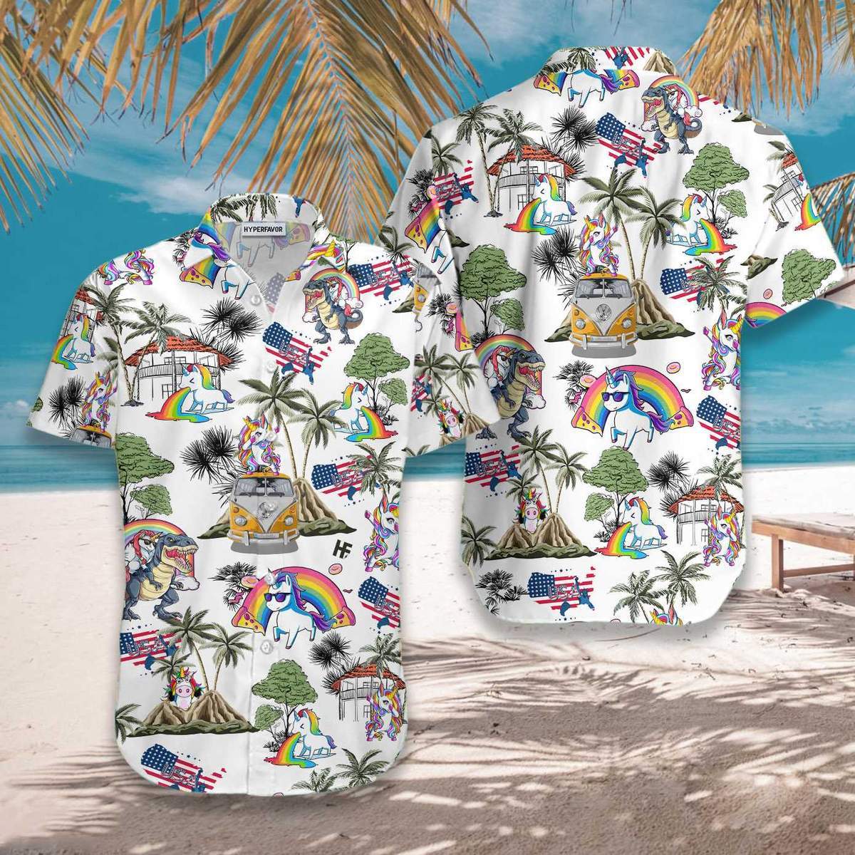 Unicorn Hawaiian Shirt | For Men & Women | Adult | Hw7528