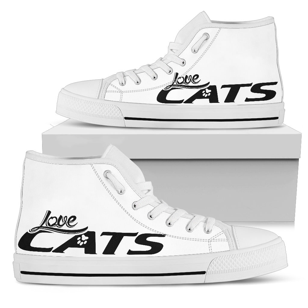 Love Cats Shoes (White)