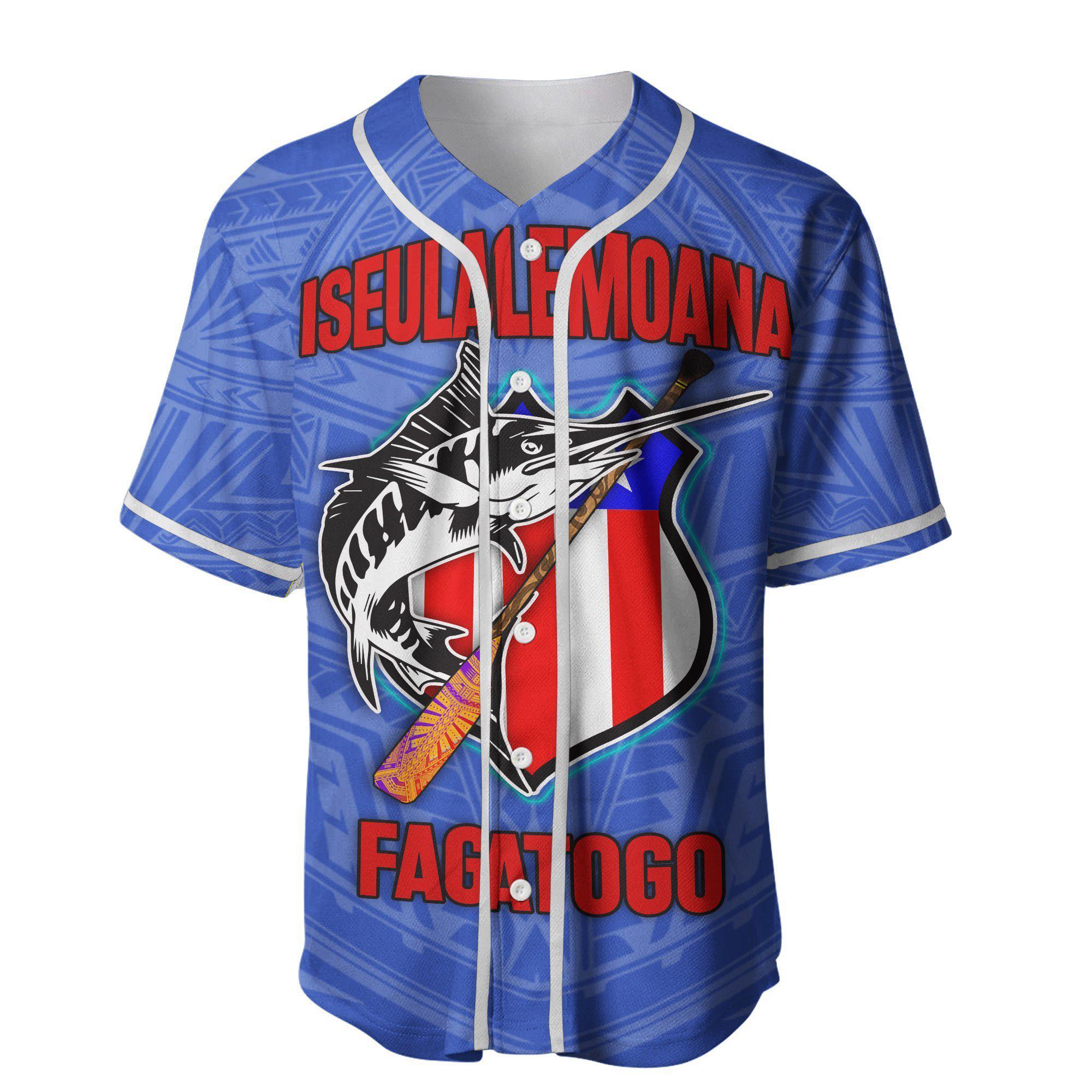 American Samoa Polynesian Iseulaolemoana Fagatogo Baseball Jersey Shirt