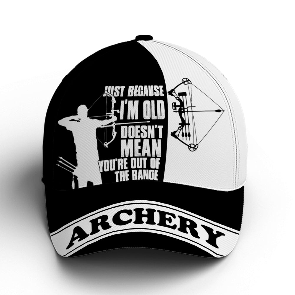 Baseball Cap For Archery Two-Tone Vector Art Coolspod