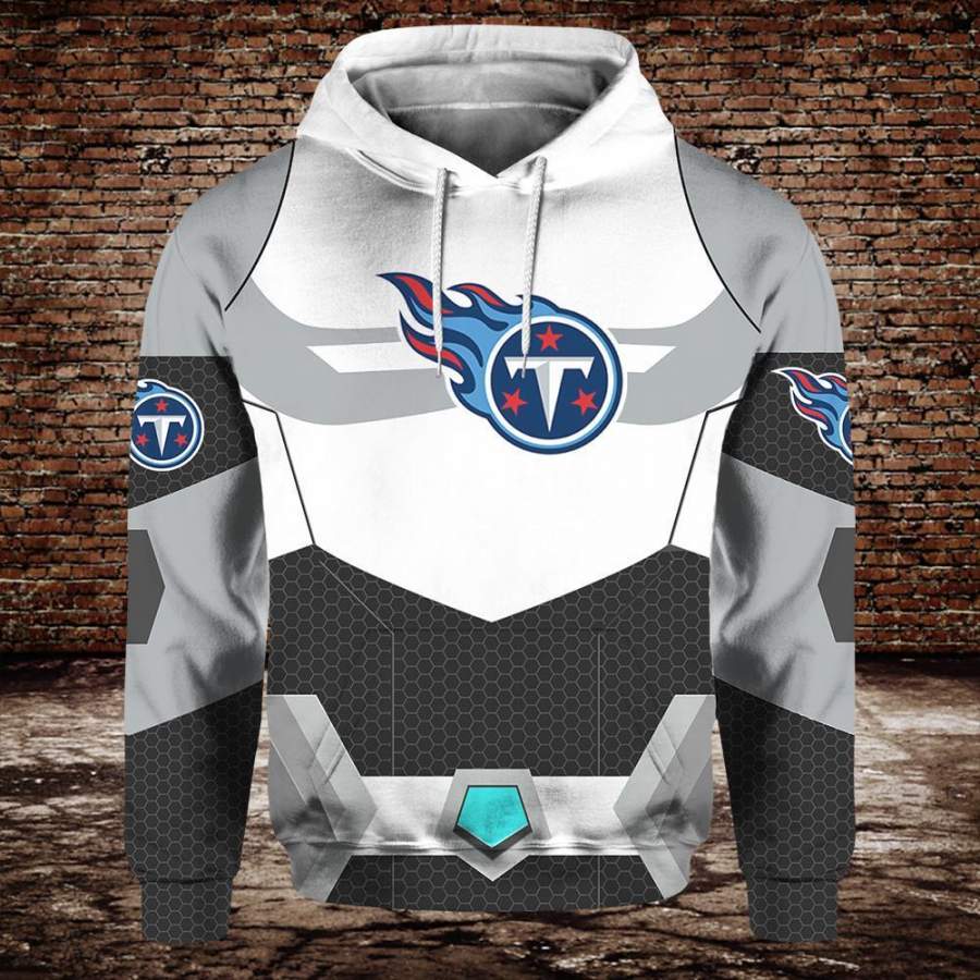 Tennessee Titans  Silver Hoodie