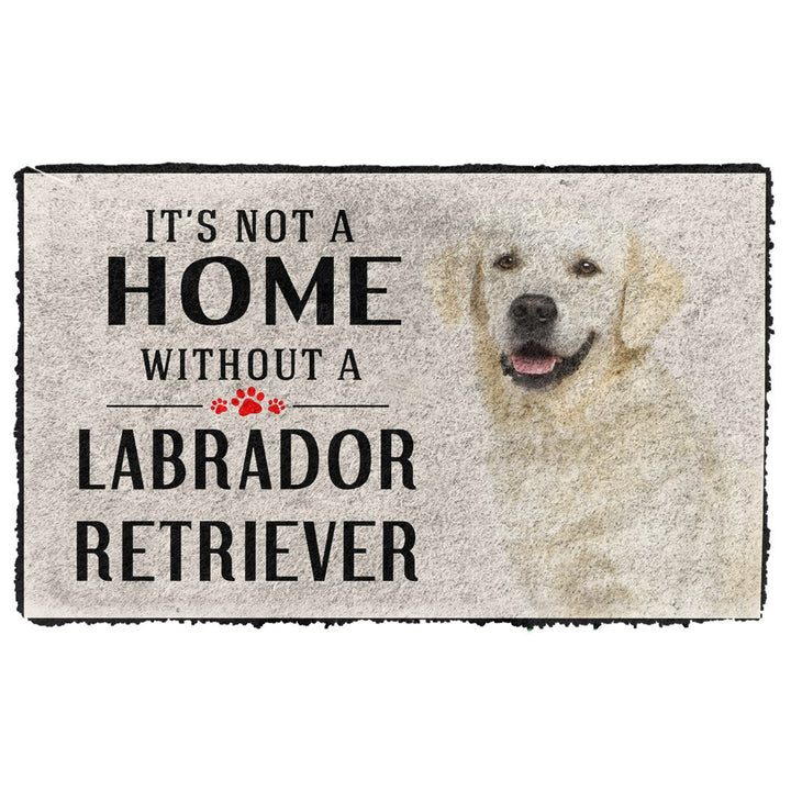 Waybackapparel Its Not A Home Without A Labrador Retriever Custom 3D Doormat