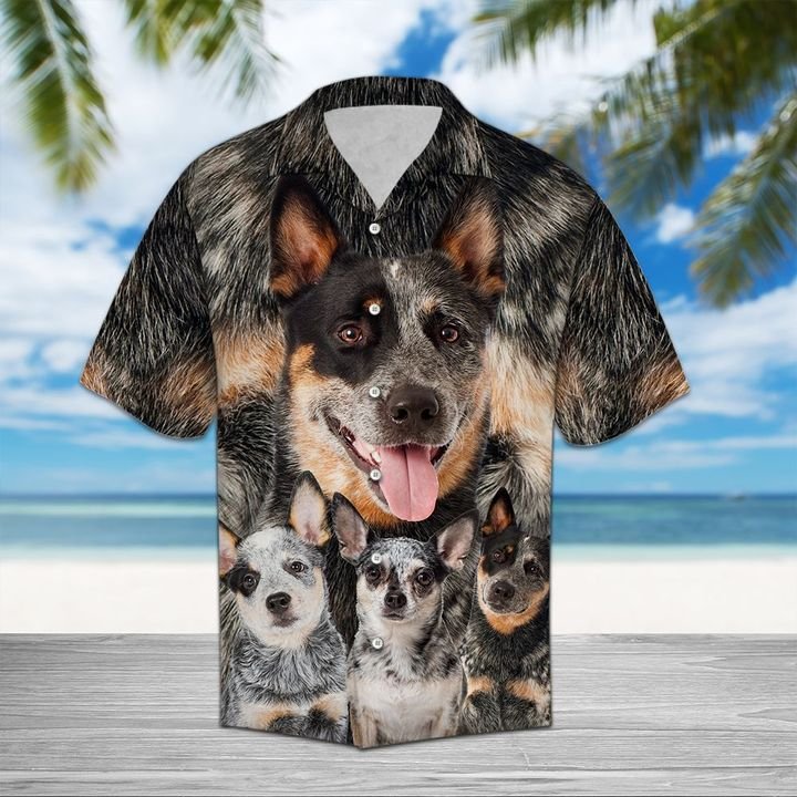 Australian Cattle Dog Great Hawaiian Shirt Summer Button Up For Men, Women, Couple