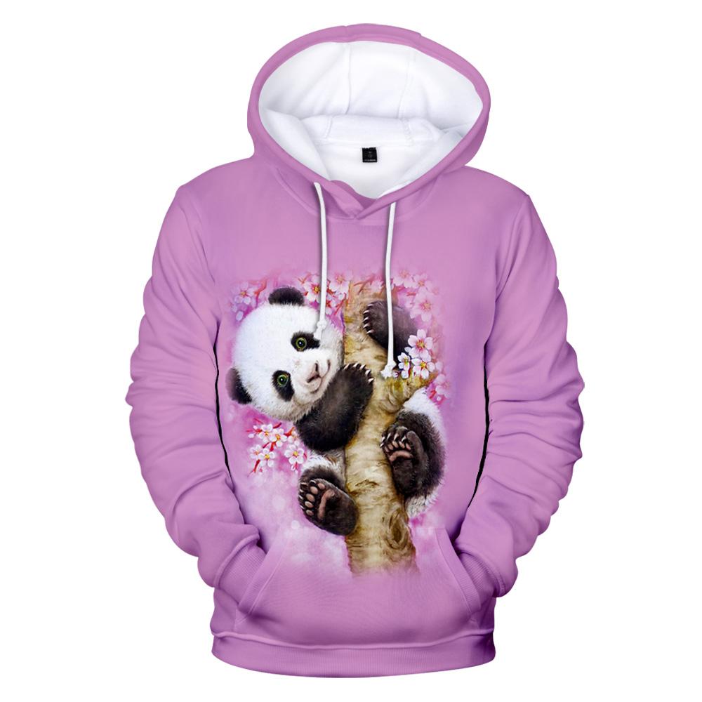 3D Printed Animal Fashion Panda Hooded Sweatshirt Hoodies