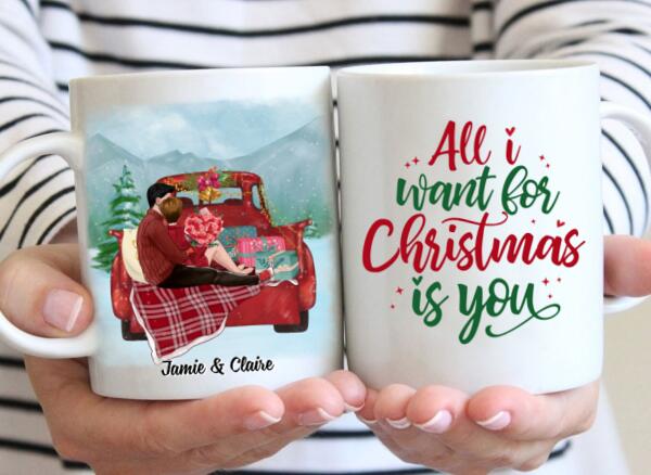 Personalized Mug, All I Want For Christmas Is You, Christmas Gift For Couples