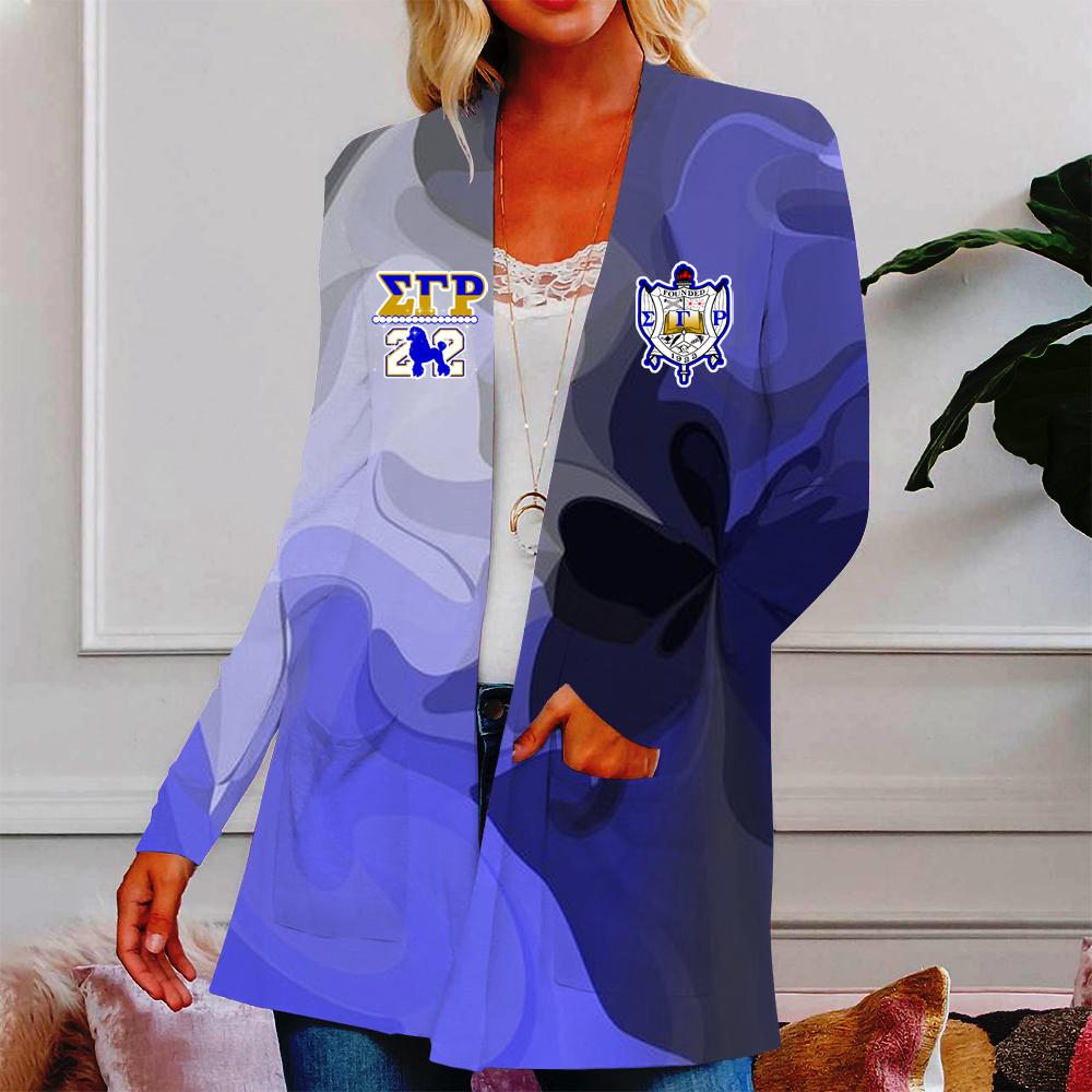 Sigma Gamma Rho Long Sleeve Cardigan 04