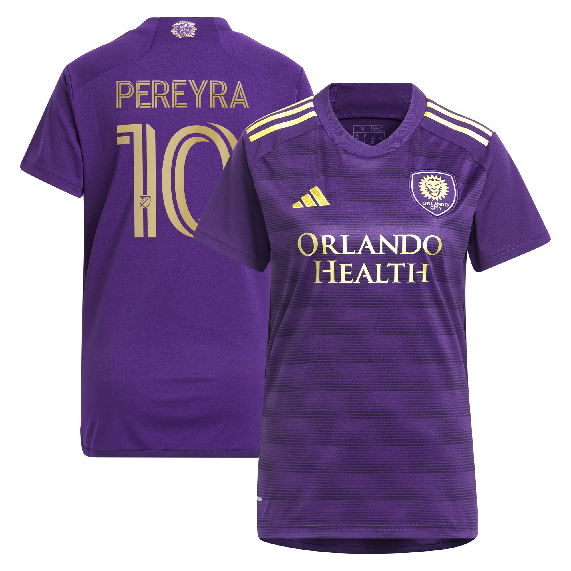 Mauricio Pereyra Orlando City SC Women's 2023 The Wall Kit Replica Player Jersey – Purple