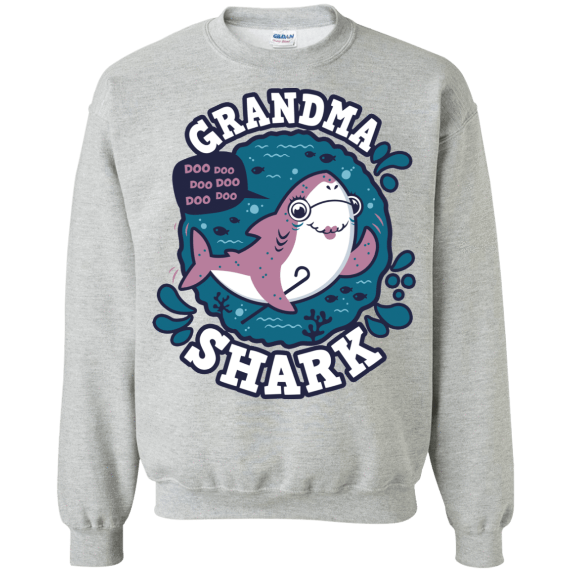 Shark Family Trazo – Grandma Crewneck Sweatshirt