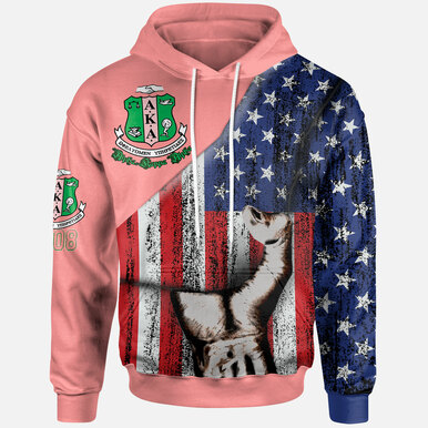 Alpha Kappa Alpha Hoodie – Alpha Kappa Alpha Sorority Bloods In My Veins