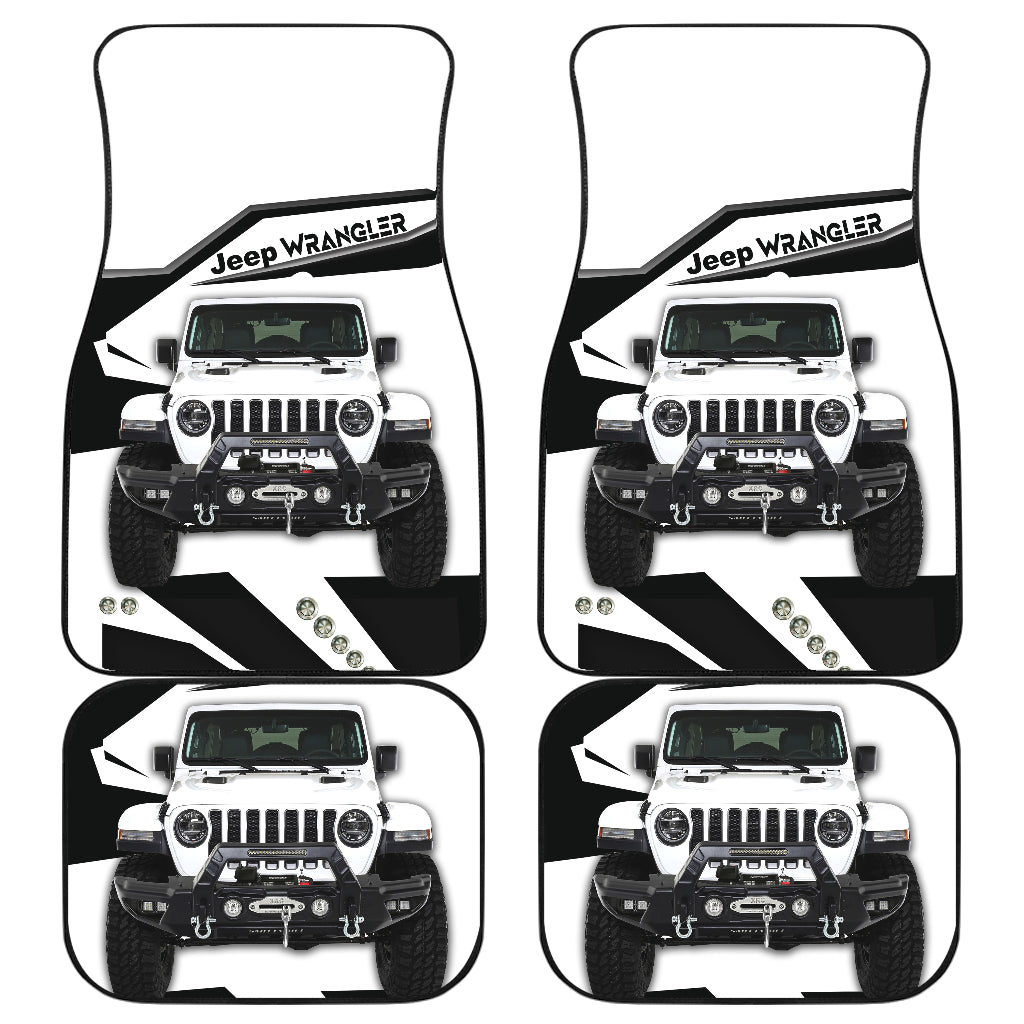 White Jeep Car Floor Mats Car Accessories